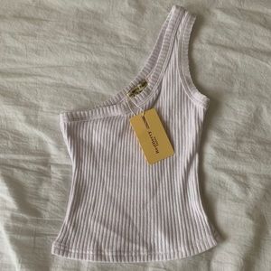 SOLD Peppermayo ribbed one sleeve tank